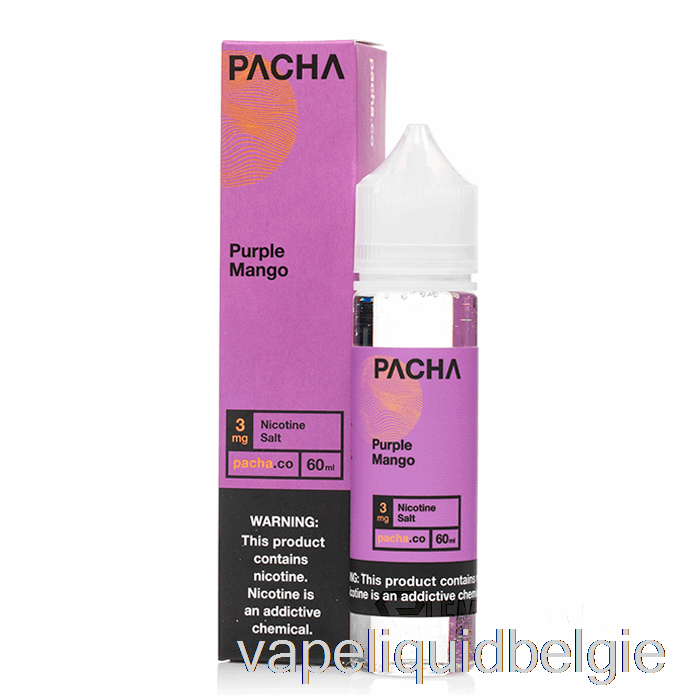 Vape België Paarse Mango - Pacha - 60ml 3mg